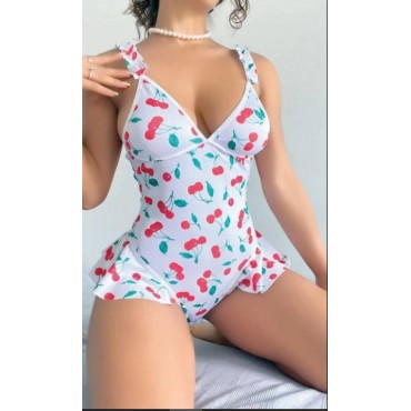 Kiraz Desenli  Fantazi Body