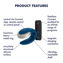 Satisfyer Double Love  Çiftler İçin Bluetooth Vibratör