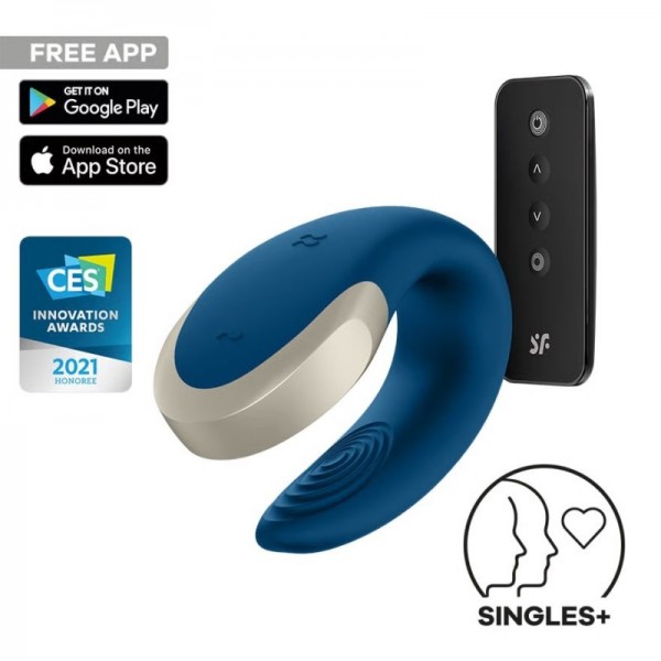 Satisfyer Double Love  Çiftler İçin Bluetooth Vibratör