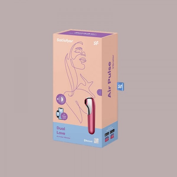 Satisfyer Dual Love Mobil Uygulamalı Özel Vibratör 